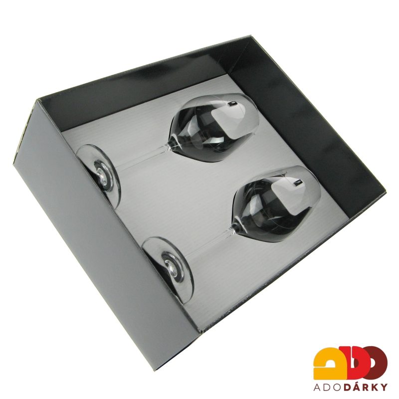 Sklenice na víno Preciosa element 360 ml sada 2 ks - var. 1