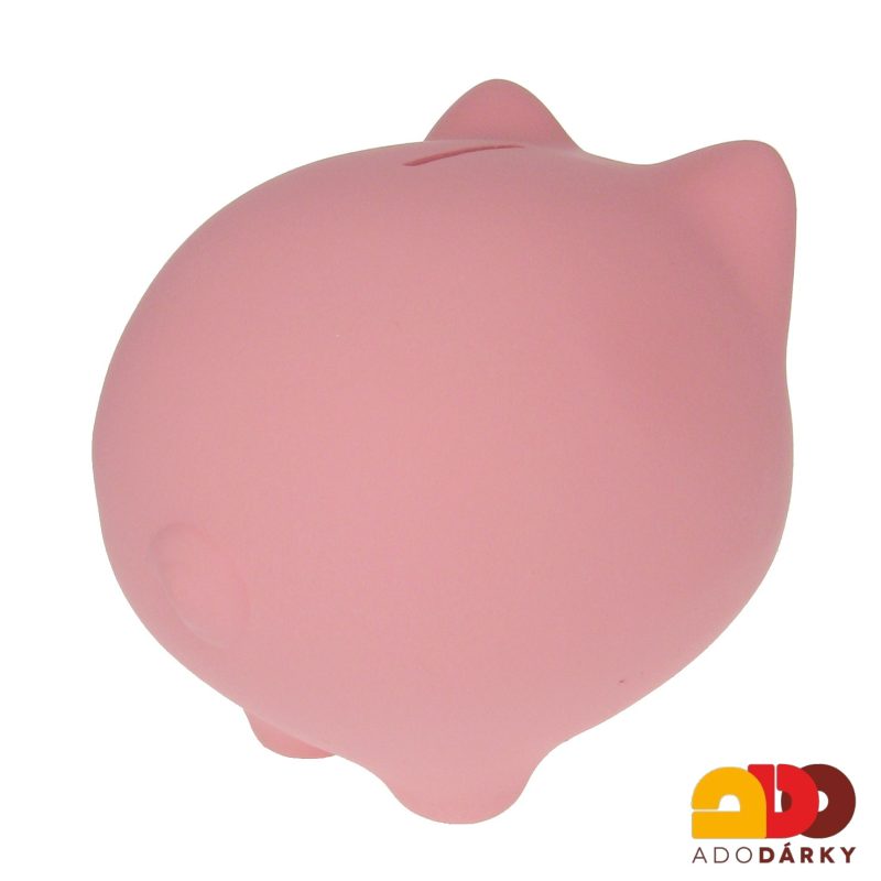Pokladnička prasátko střední růžové světlé 24 cm