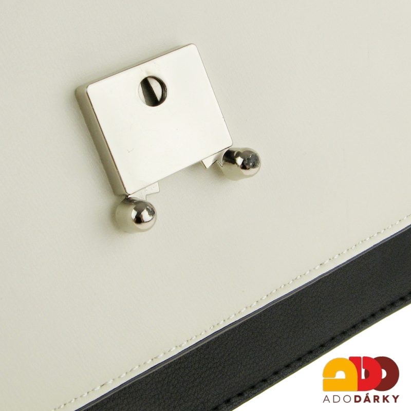 Kabelka zelená na patent 23 cm