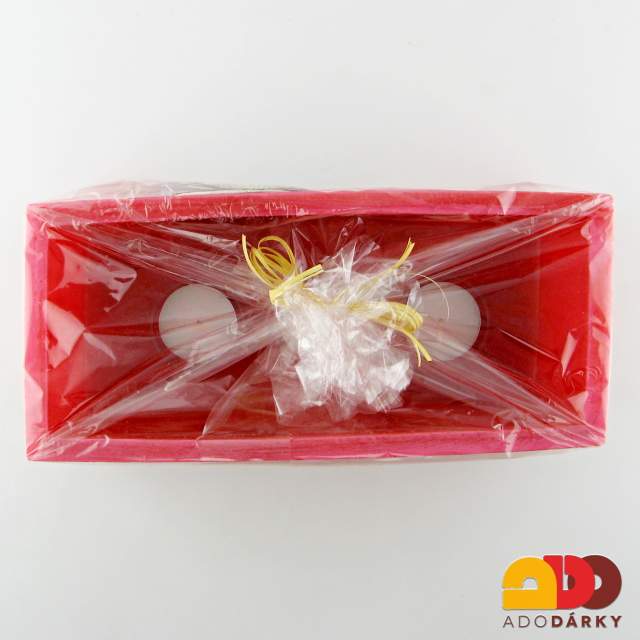 Lampion kvádr velký Čokoláda s třešní