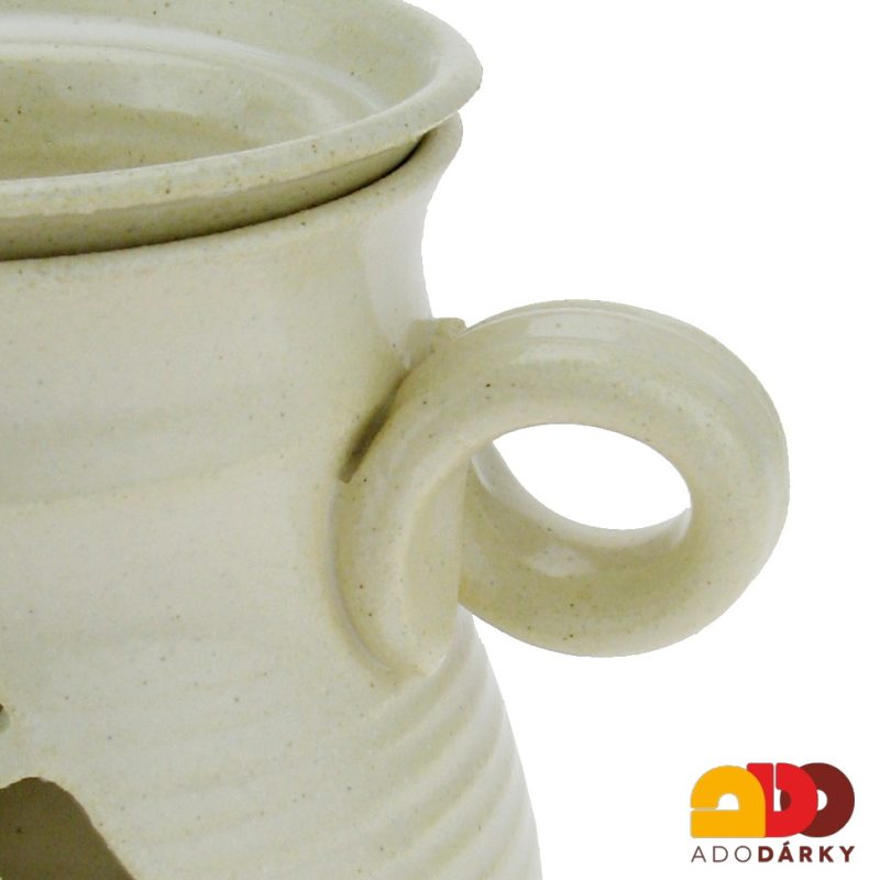 Aromalampa stromeček, baňatá, bílá 13 cm