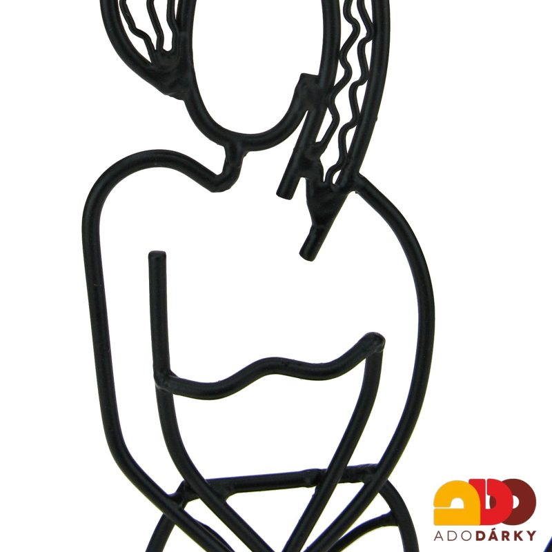 Svícen mořská panna 28 cm