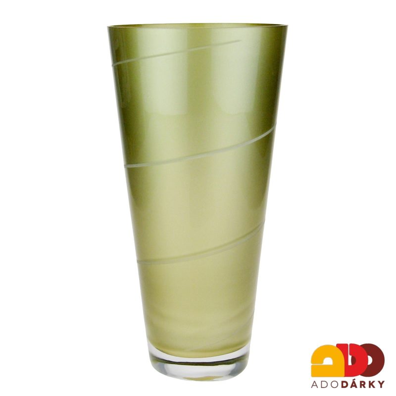 Váza zlatá brus Swarovski 25 cm