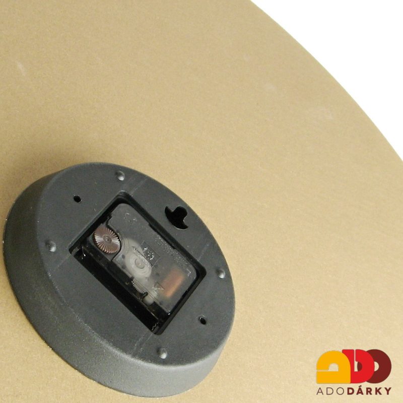 Hodiny dřevo + kov "Old town" 60 cm