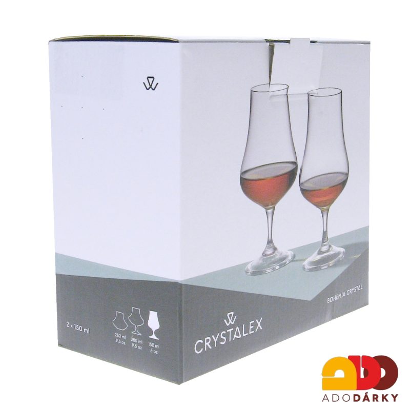 Sklenice na koňak 150 ml, 2 ks
