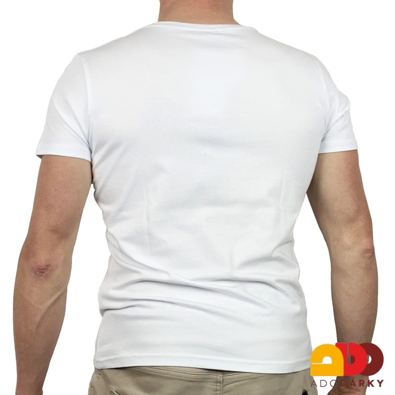 Pánské triko bílé s nápisem