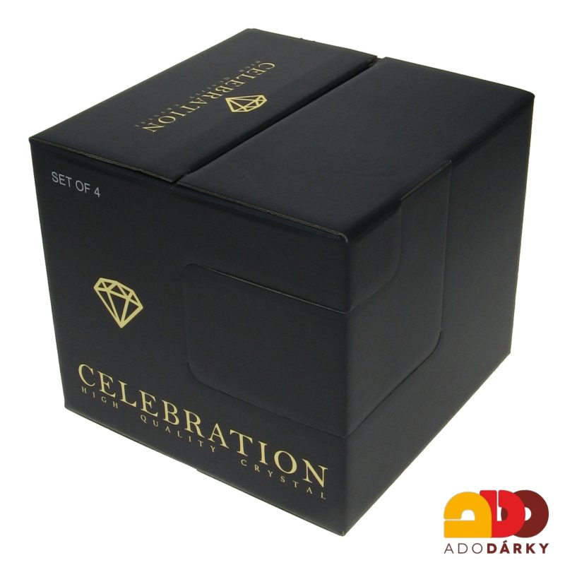 Sklenice na rum Swarovski 220 ml, sada 4 ks