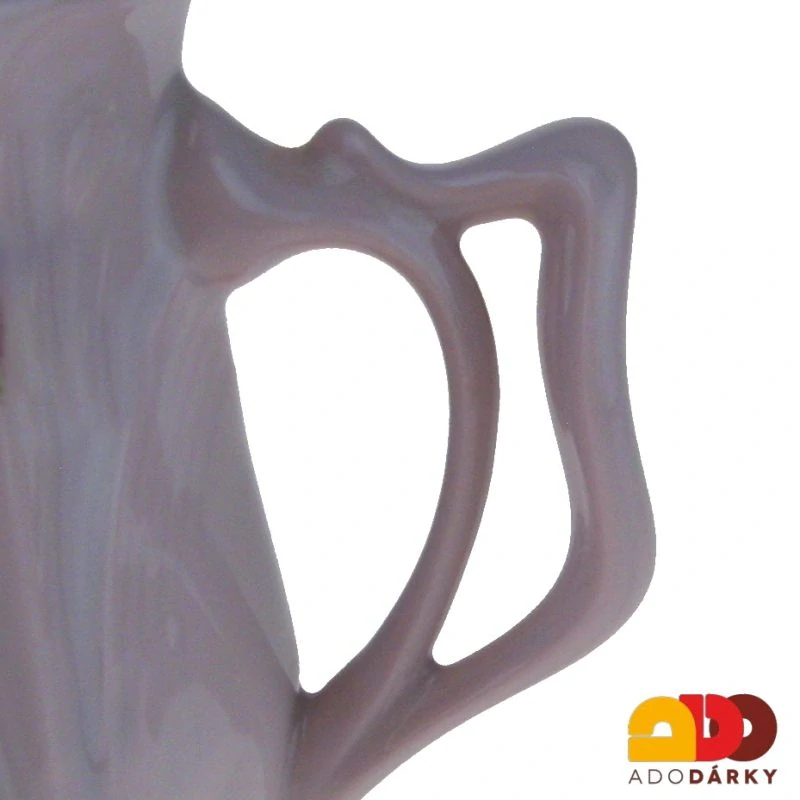 Hrnek růžový porcelán pomněnky 0,2 l