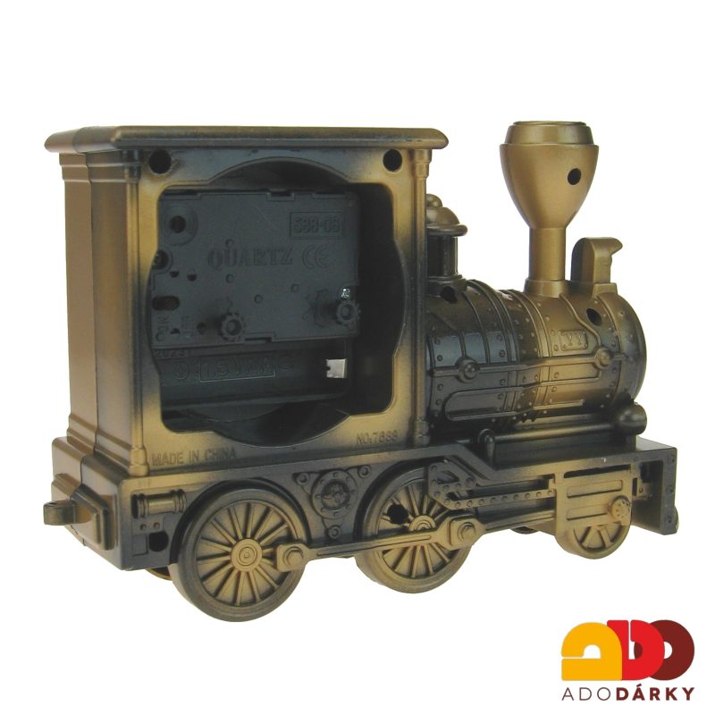 Hodiny s budíkem - lokomotiva 18 cm