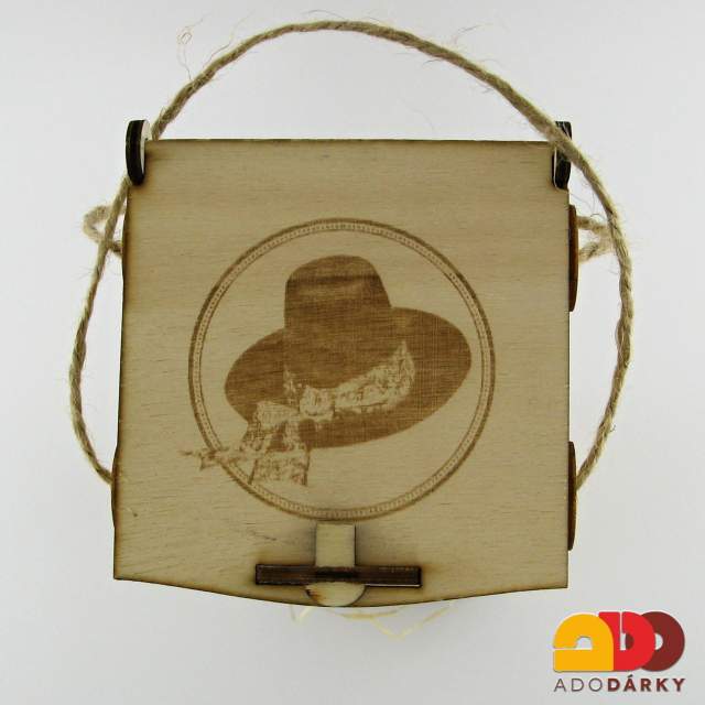 Obal na láhev "Pozdrav z Valašska"