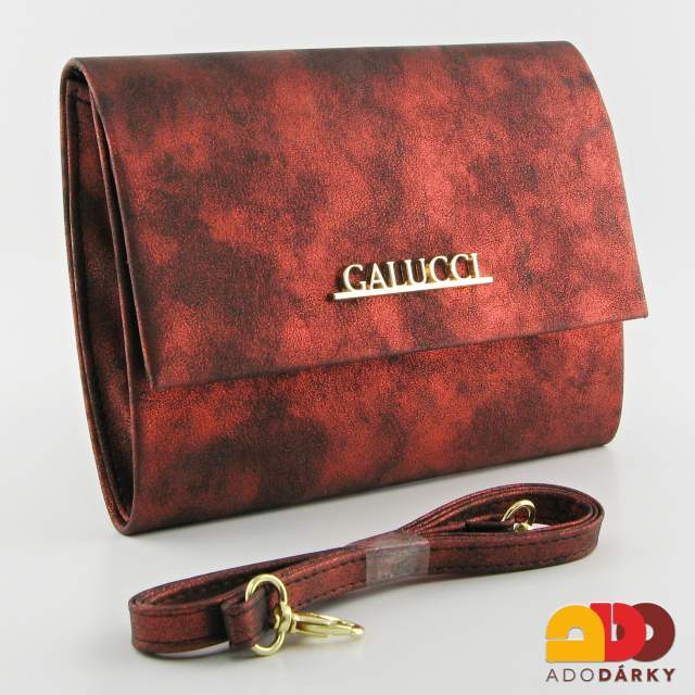 Kabelka Galucci červená 21cm