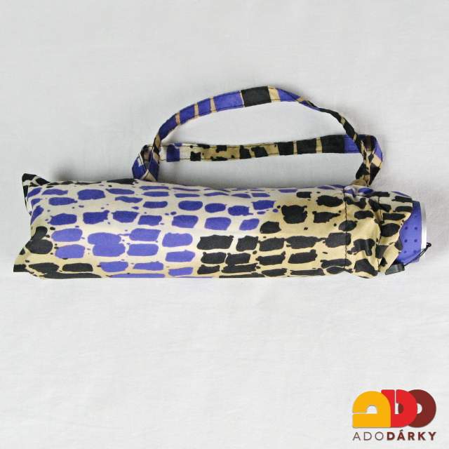 Skládací dámský deštník krokodýlí vzor