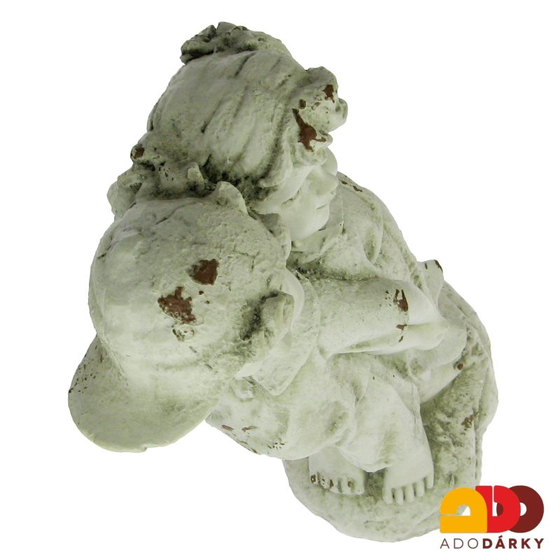 Socha Stojící kluk a holka 51 cm