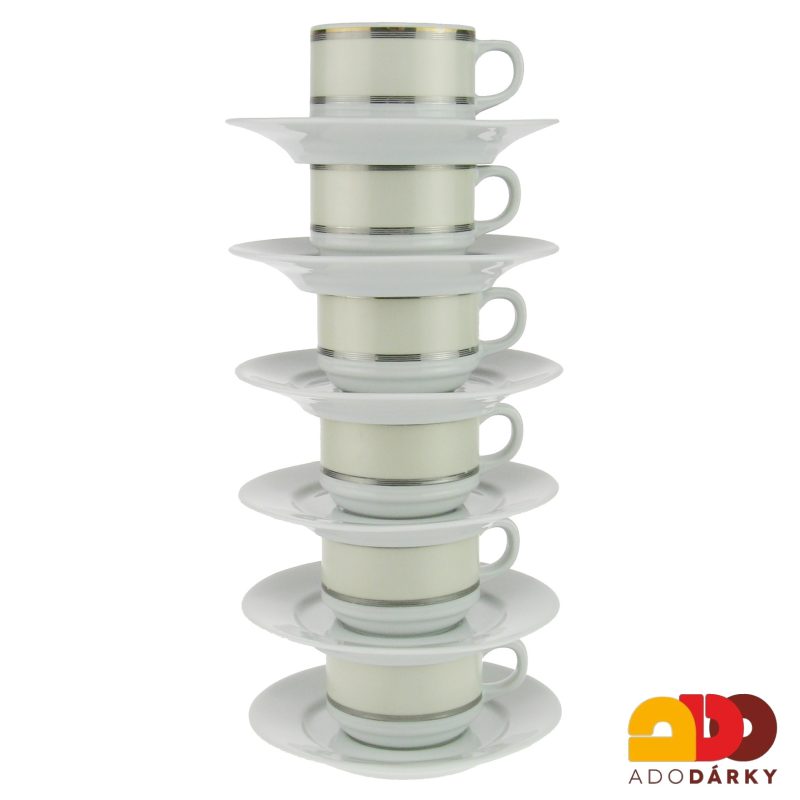 Porcelánová souprava "Moon" 6 ks II.jakost