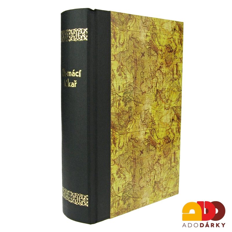 "Domácí lékař - Použijte jen ve výjimečných případech" 2 odlivky + láhev v KNIZE  0,2 l