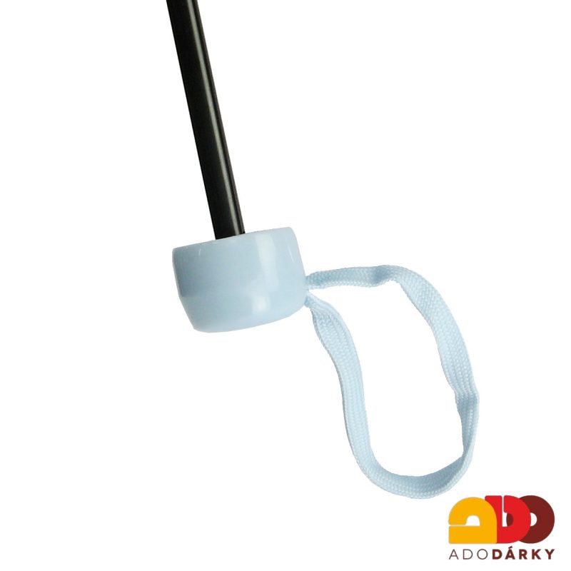 Modrý skládací deštník s diamanty