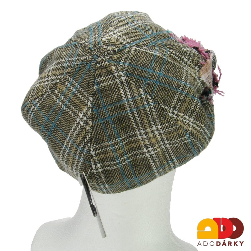Kšiltovka hnědá vzorovaná