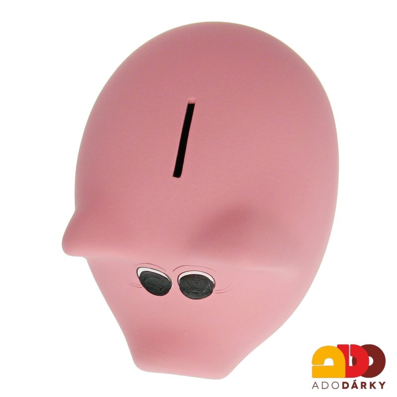 Pokladnička prasátko střední růžové světlé 24 cm