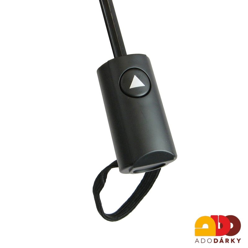 Dámský skládací deštník károvaný červený