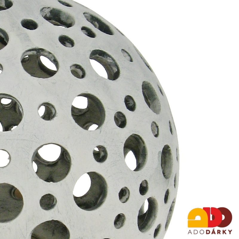 Lampión koule velká přírodní 19 cm