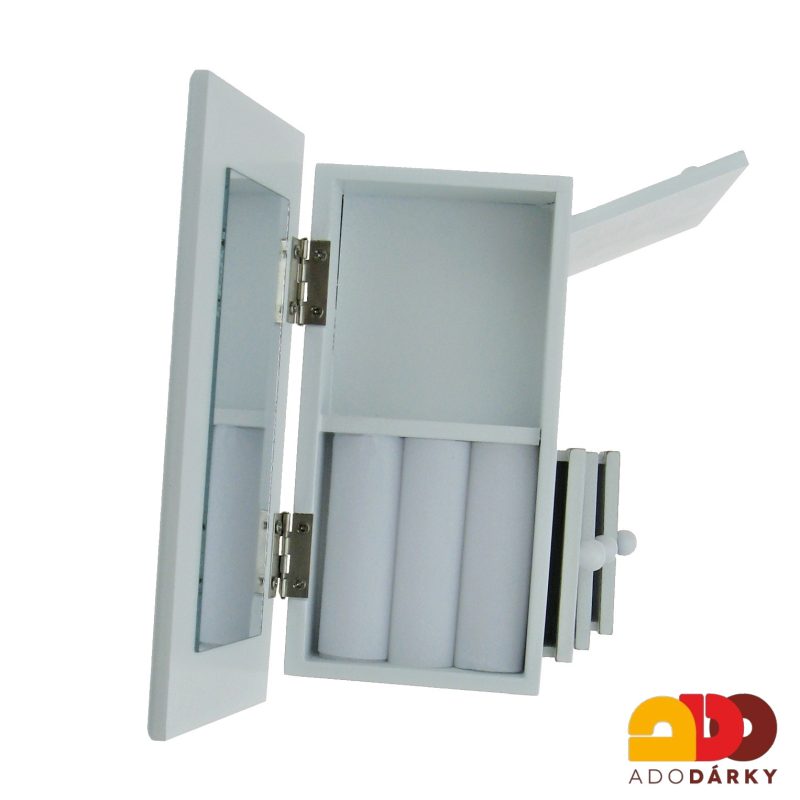 Šperkovnice - kolečko s levandulí 16 x 19,5 x 8 cm