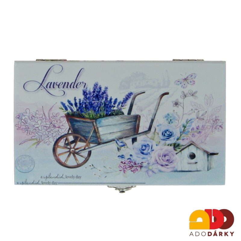 Šperkovnice "Lavender" 16 x 10 x 7 cm
