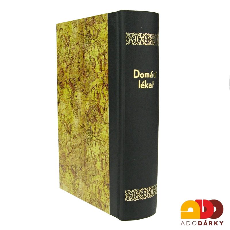 "Domácí lékař - Použijte jen ve výjimečných případech" 2 odlivky + láhev v KNIZE  0,2 l