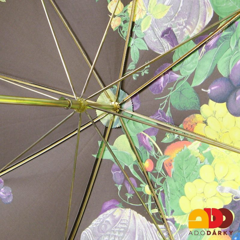 Ručně šitý dámský deštník s šátkem