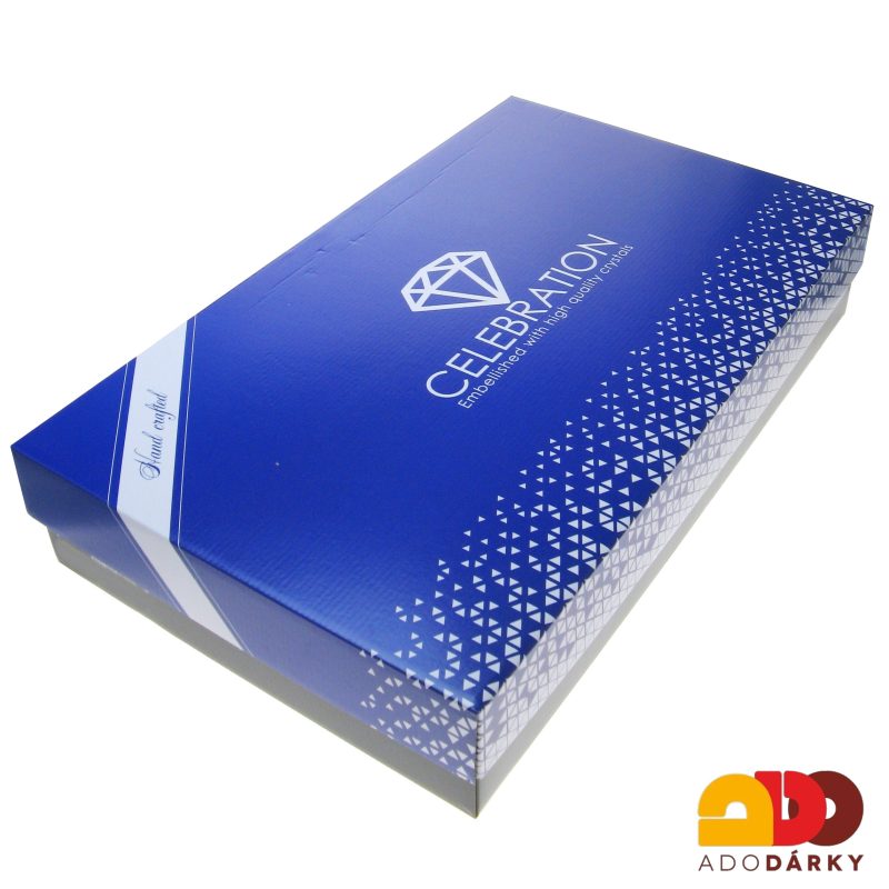 Sada sklenic s karafou Preciosa s cibulákovým dekorem