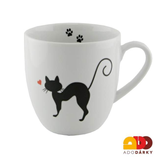 Hrnek s protahující se kočkou 470 ml