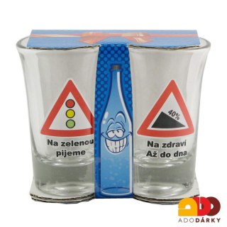 Sada 2 odlivek - dopravní značky  0,025 l
