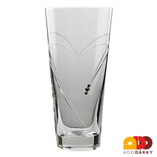 Váza heart swarovski  205 mm