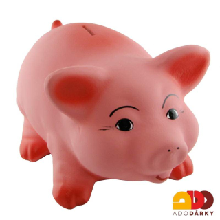 Pokladnička prase velké růžové 27 cm