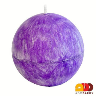Svíčka koule Borůvka a vanilka 8 cm