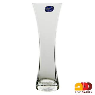 Čirá skleněná vázička 195 mm
