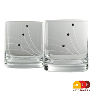 Sklenice na whisky Swarovski 300 ml, 6 ks