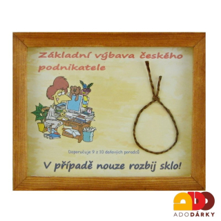 Rozbij sklo - Základní výbava českého podnikatele 16,5 x 13,5 cm