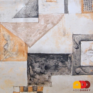 Teflonový ubrus hnědo zelený 120 x 160 cm