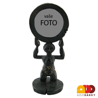 Africký stojánek na fotku 15 cm