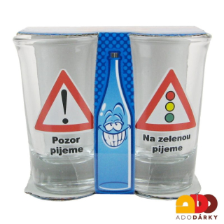 Sada 2 odlivek - dopravní značky 0,025 l