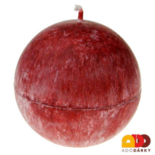 Svíčka koule Černá višeň 8 cm