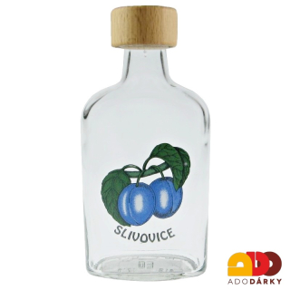 Láhev na slivovici 0,2 l švestka