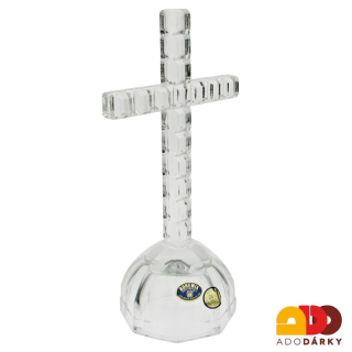 Skleněný kříž na podstavci