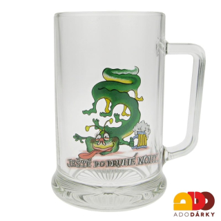 Půllitr "Ještě do druhé nohy..." 0,5 l