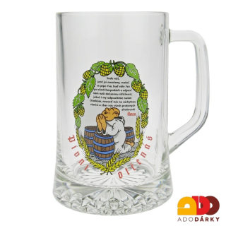 Půllitr "Pivní otčenáš" 0,5 l var III.