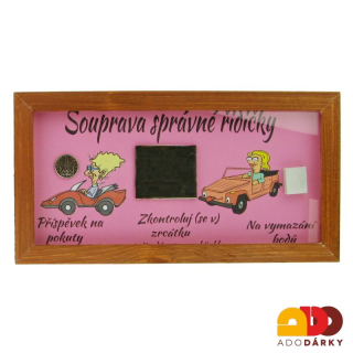 Rozbij sklo - Souprava správné řidičky 27 x 14 cm