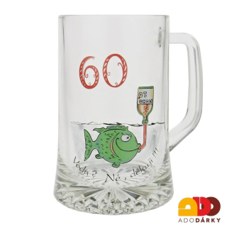 Půllitr "60 Vodu? Né, děkuji..."