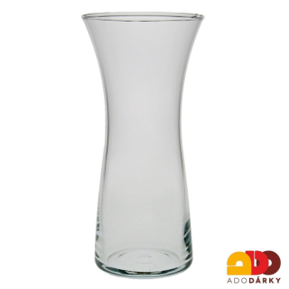 Skleněná váza rozšířená 20 cm