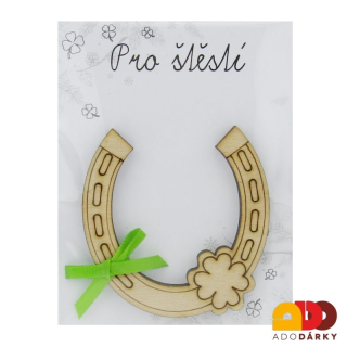 Podkova pro štěstí 10 cm
