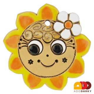 Sluníčko s kopretinou 7,5 cm